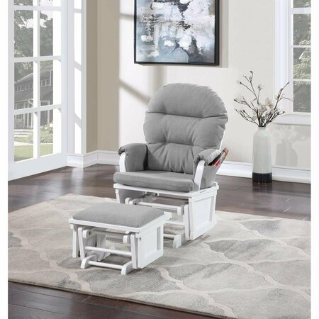 KD APARADOR Madison Glider & Ottoman White & Oyster KD2994778